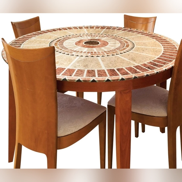 Jobar Decorative Stretch Table Cover (Mosaic), One Size (fits tables up to 48") - Picture 1 of 4